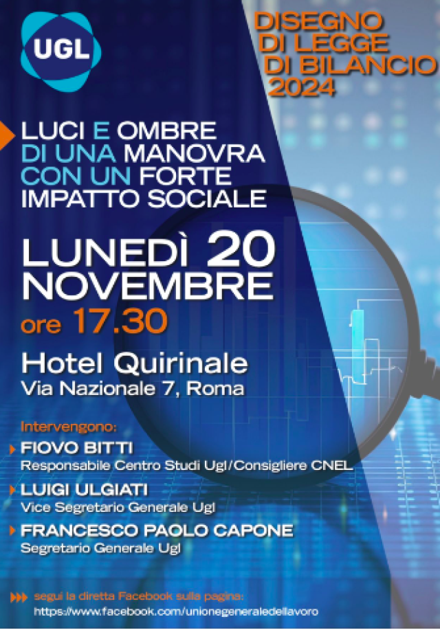 Disegno di Legge di Bilancio 2024