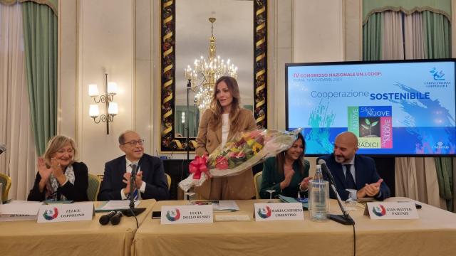 L&rsquo;Unione Italiana Cooperative sceglie la prima donna al suo vertice, l&rsquo;italiana Lucia Dello Russo