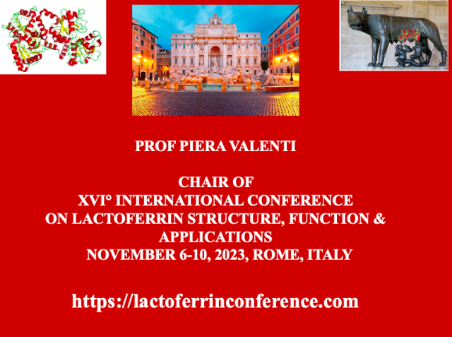 A Roma il Convegno sulla lattoferrina con ricercatori da pi&ugrave; di 17 paesi del mondo