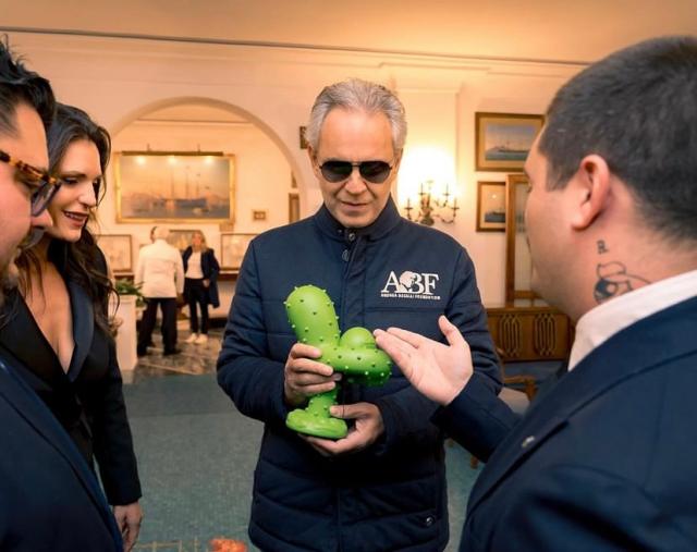 Giampiero D'Alessandro con Andrea Bocelli