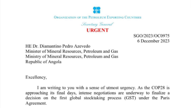 Cop 28, l'Opec contro l'eliminazione dei combustibili fossili: "Campagna motivata politicamente". L'Ue: "Disgusto e rabbia"