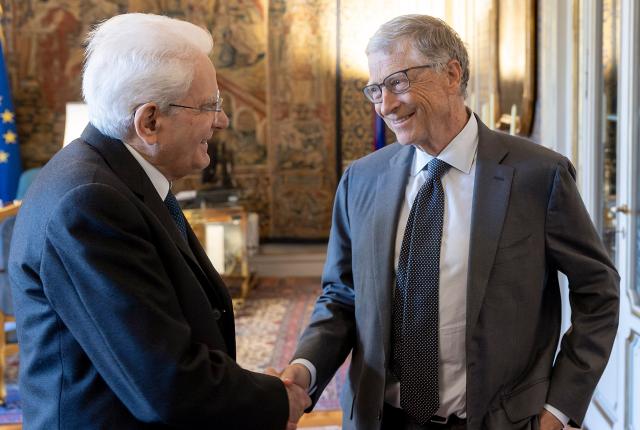 Bill Gates e Sergio Mattarella, non nominate il nome di Enrico Mattei invano! Il "filantropo" ormai un Capo di Stato