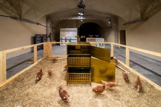 OFF GIANNONI & SANTONI New Egg by Vedovamazzei @ Pitti Taste 2024, ph Fabrizio Spucches