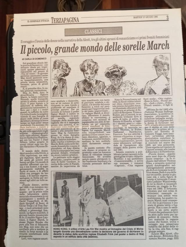 "Piccole donne" di Louisa May Alcott, il piccolo grande mondo delle sorelle March: frivolo, capriccioso ma dignitoso