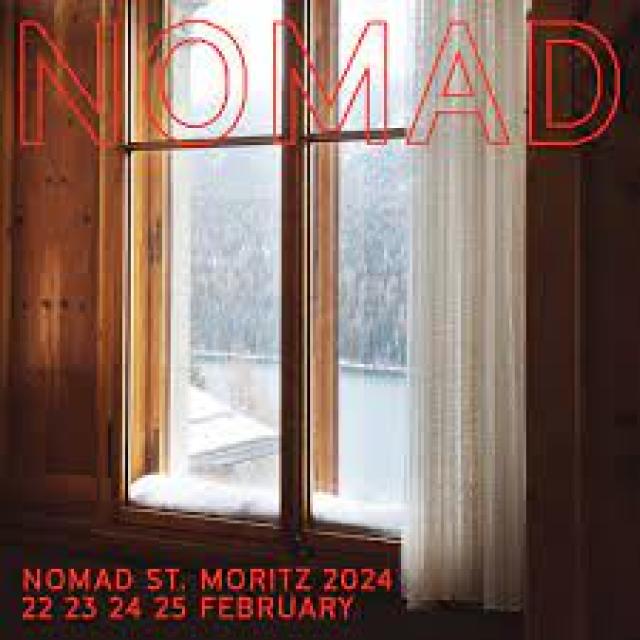Nomad Art e The Ice a St. Moritz.