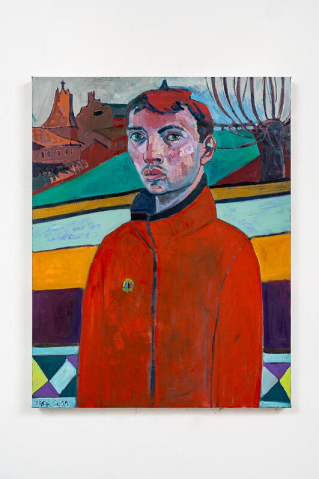 "Presso il canale" di Igor Moritz, l'autoritratto realizzato nel 2021 dal giovane artista polacco, promessa del mondo dell'arte