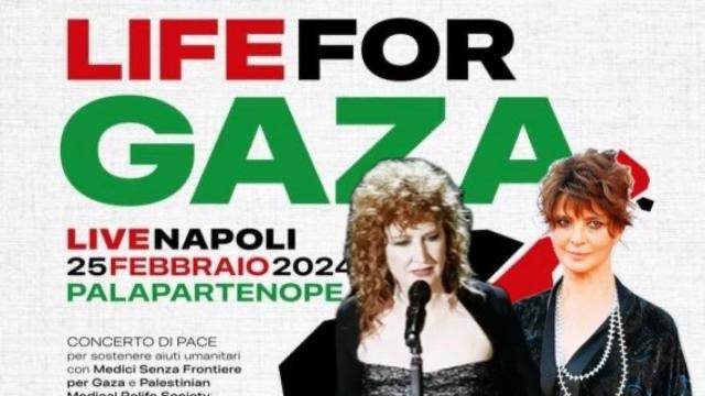 Esauriti i biglietti per Life for Gaza, il concerto pro Palestina al Palapartenope di Napoli 