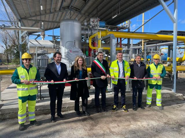 Inrete Distribuzione Energia (Gruppo Hera), al via l'impianto per il recupero energetico dalla decompressione del gas metano
