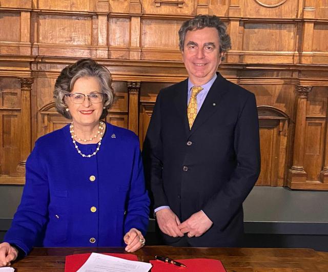 Cristina Acidini e Giuseppe Costa