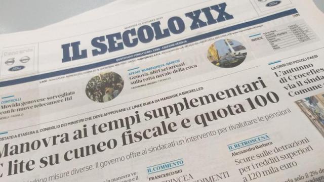 Il Secolo XIX, intesa preliminare per la cessione da Gedi a Msc Crociere dello storico quotidiano genovese
