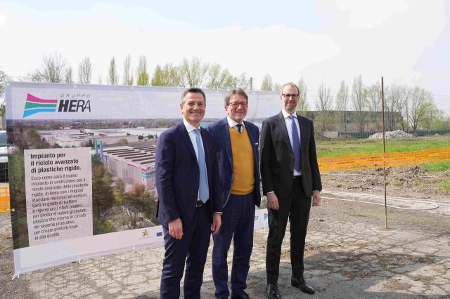 Hera, al via i lavori per la costruzione di un impianto per il riciclo delle plastiche rigide a Modena