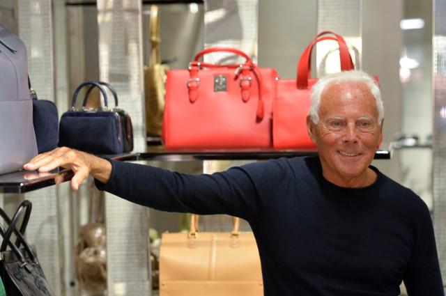 Giorgio Armani sotto accusa diG caporalato dal Tribunale di Milano