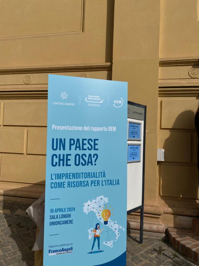 Universitas Mercatorum, presentato il Rapporto GEM 2023-2024: in calo in Italia la propensione imprenditoriale