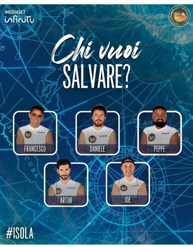 I 5 in nomination della puntata di ieri sera luned' 15 aprile
