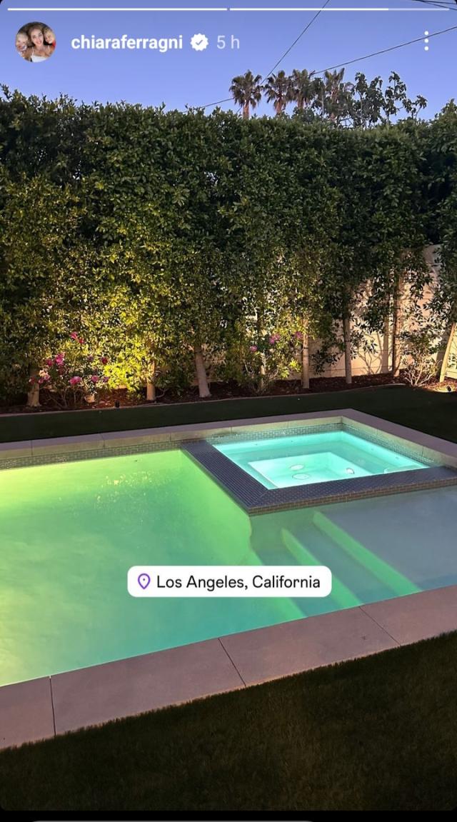 Chiara Ferragni si sta concedendo una vacanza a Los Angeles