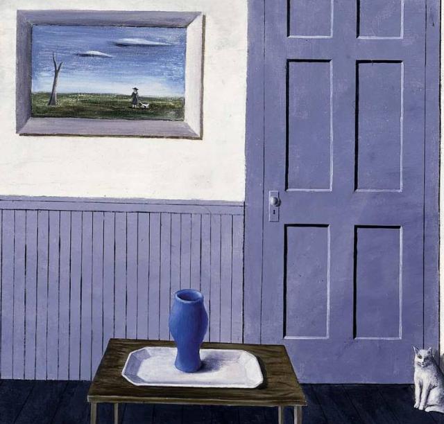 &ldquo;Il gatto bianco&rdquo; di Gertrude Abercrombie, l&rsquo;opera della pittrice statunitense, regina degli artisti boh&eacute;mien