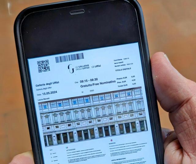 Biglietto digitale Uffizi