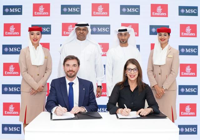 Emirates e MSC, rinnovata la partnership per altre due stagioni: voli diretti per Dubai da Fiumicino e Malpensa