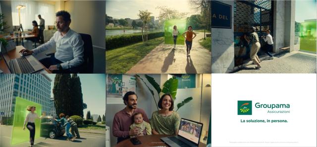 Groupama Assicurazioni, al via la compagna di comunicazione integrata "La soluzione in persona" firmata da Saatchi & Saatchi