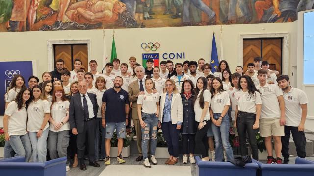Comitato Leonardo: giornata Open Factory del CONI per far conoscere ai giovani la "fabbrica" del Comitato Olimpico Italiano con Malag&ograve; e Goggia