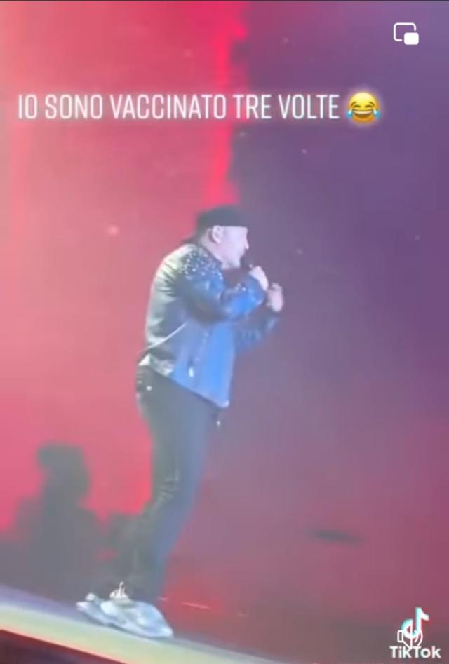 Vasco Rossi vaccinato