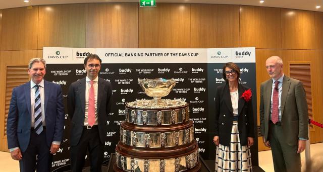 buddy (Unicredit) Official banking partner della Coppa Davis, Orcel: "lavoro di squadra valore che ci accomuna" 