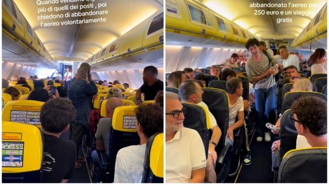 Volo Ryanair in overbooking, giovane passeggero accetta 250 euro e un viaggio gratis per scendere dall'aereo