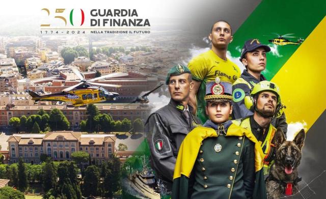 250&deg; ANNIVERSARIO DI FONDAZIONE DELLA GUARDIA DI FINANZA,ROMA 22-24 GIUGNO 2024