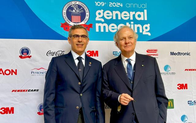 American Chamber of Commerce in Italy, Stefano Lucchini nuovo Presidente: subentra a Luca Arnaboldi 