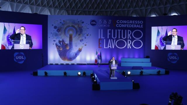 V Congresso UGL. Durigon, Sottosegretario al Ministero del Lavoro e delle Politiche Sociali: "Lavoro si tutela solo con sinergia tra aziende e lavoratori"