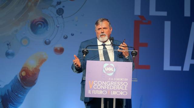 V Congresso UGL. Paolo Capone, Segretario Generale UGL: "Sindacato pilastro fondamentale per difesa lavoratori e promozione sociale"