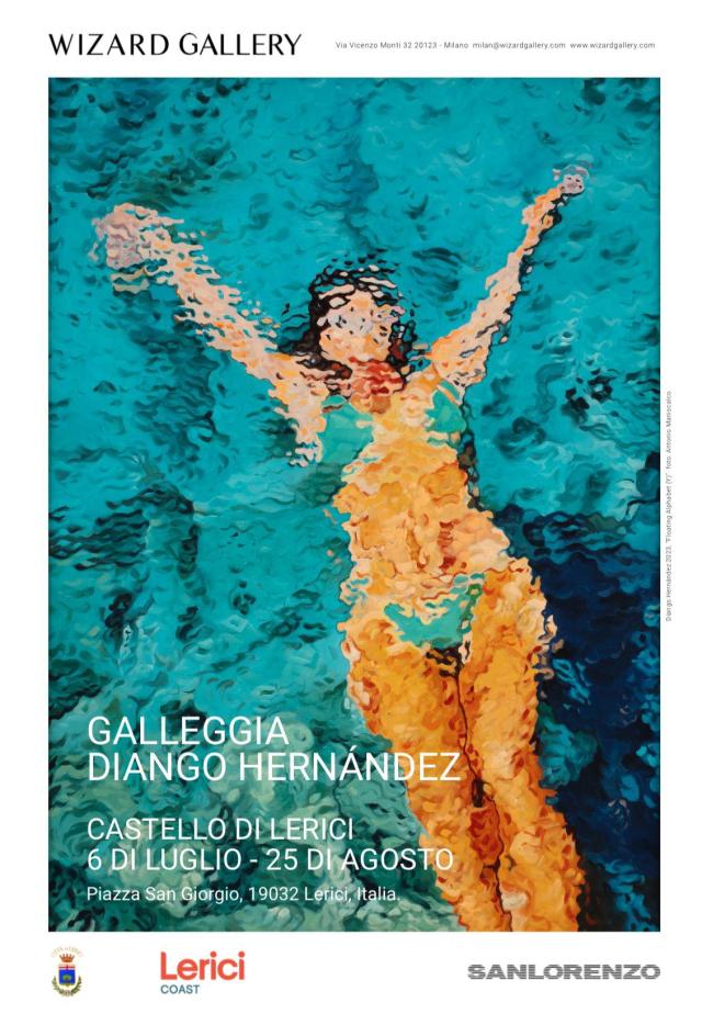 Lerici, al via &ldquo;Galleggia: Diango Hern&aacute;ndez nuovi dipinti e disegni. Olaismo&rdquo;; mostra dell'artista cubano al Castello San Giorgio
