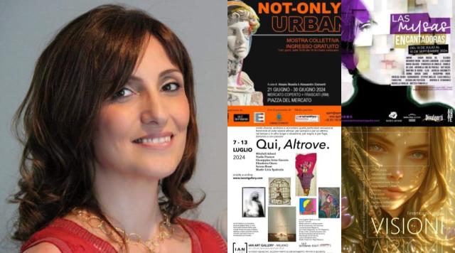 L'estate di Giuseppina Irene Groccia con appuntamenti espositivi di grande rilievo