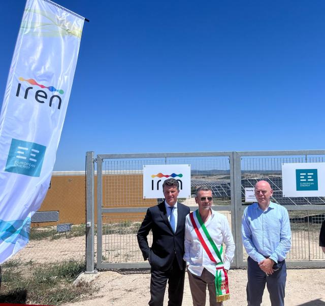 Iren, inaugurato maxi parco fotovoltaico da 38,5 MWp a Tuscania in collaborazione con European Energy