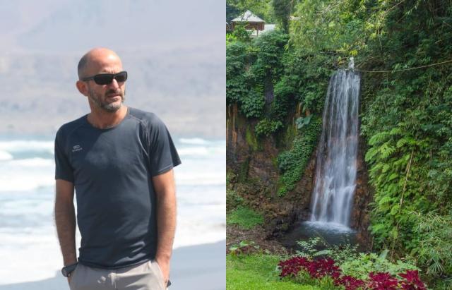 Giancarlo Zicari Bali villa gajah mas Baturiti morte caduta metri precipita compagna cascate Indonesia Tabanan tragedia incidente vittima