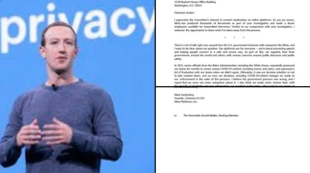 Zuckerberg ammette la censura di Facebook e Instagram su Covid e vaccini per ordine di Biden, la libert&agrave; di opinione &egrave; in pericolo nelle democrazie occidentali
