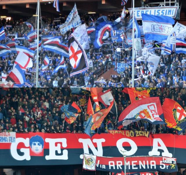 Genova, rischio scontri tra ultr&agrave; nel derby della Lanterna, stadio e quartiere blindati da forze dell'ordine
