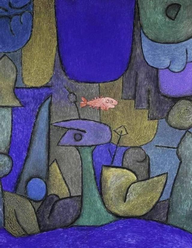 &ldquo;Giardino sottomarino" di Paul Klee, il maestro tedesco che insegnava al Bauhaus e frequentava i surrealisti a Parigi