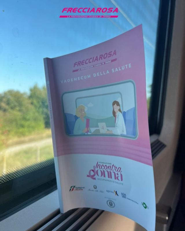 Gruppo FS, presentata la 14esima edizione di Frecciarosa 2024; riparte il treno della prevenzione oncologica, "a bordo&rdquo; consulenze mediche gratuite e informazioni sul cancro