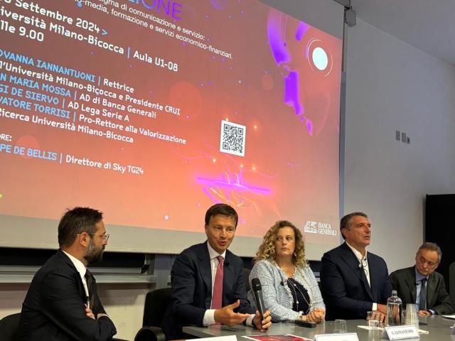Banca Generali, nuova tappa di "Ricette di innovazione" all'Universit&agrave; Milano Bicocca sui temi della rivoluzione digitale