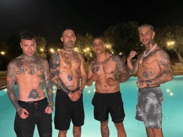 Fedez, Fabiano Capuzzo, Christian Rosiello e Emis Killa