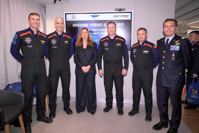 Trenitalia, astronauti missione AX-3 in viaggio con frecciarossa 1000 per il&nbsp;Post Flight Tour; una connessione di sostenibilit&agrave;