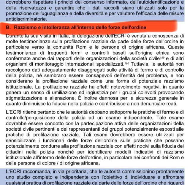 Consiglio d'Europa contro l'Italia: &ldquo;Politici e forze dell'ordine razzisti&rdquo;, Mattarella: "Stupito, stima e vicinanza alla Polizia&rdquo;