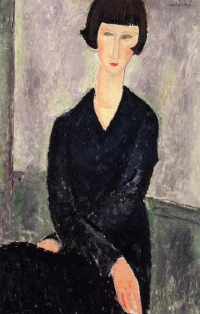 "Il vestito nero&ldquo; dalla produzione parigina&nbsp;di Amedeo Modigliani: allungamento della forma umana e volti simili a maschere