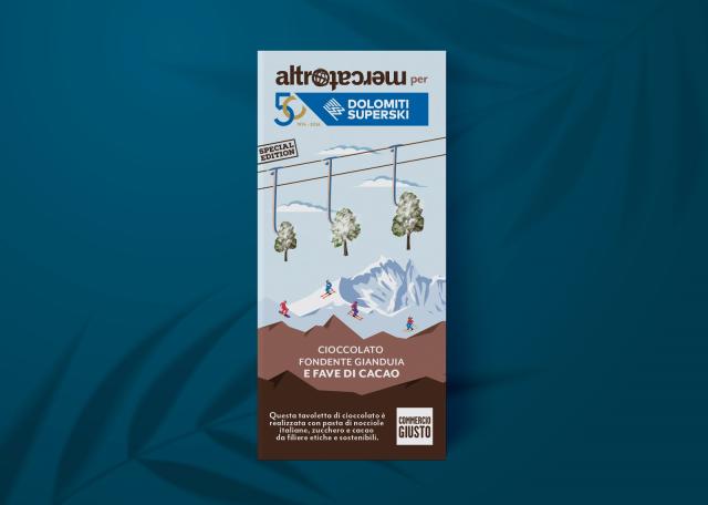 Altromercato e Dolomiti Superski, uniti per il cinquantesimo della destinazione sciistica