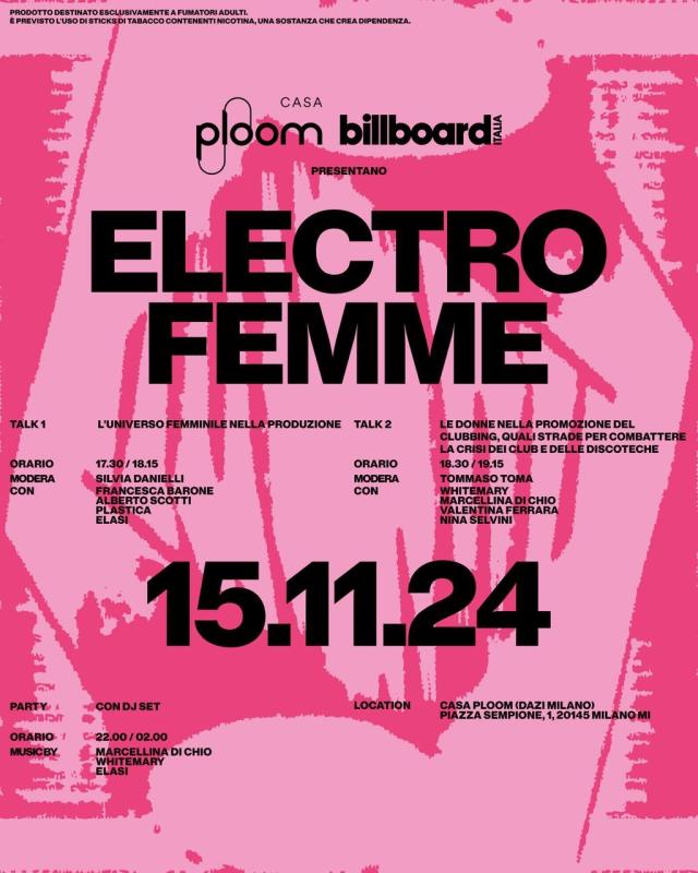 JTI, in arrivo Casa Ploom alla  Milano Music Week in Piazza Sempione  dal 15 al 24 novembre, oltre 20 eventi in programma