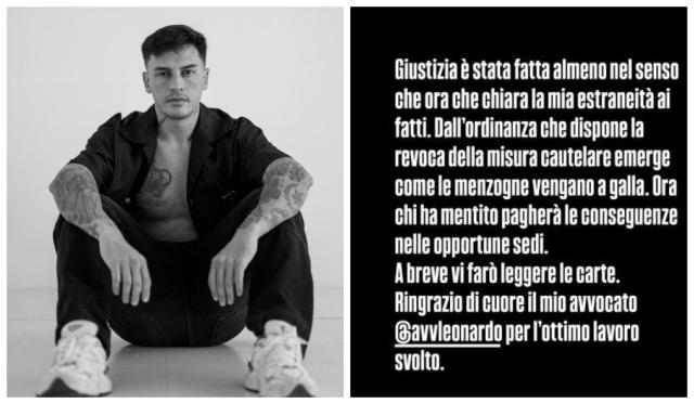 Alessandro Basciano esce dal carcere, l'avvocato: "Depositate prove che lo scagionano", l'influencer: "Chi ha mentito pagher&agrave;"