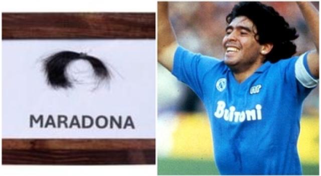 'Maradona - mania', a quattro anni dalla scomparsa una sua ciocca di capelli all'asta per 50mila euro