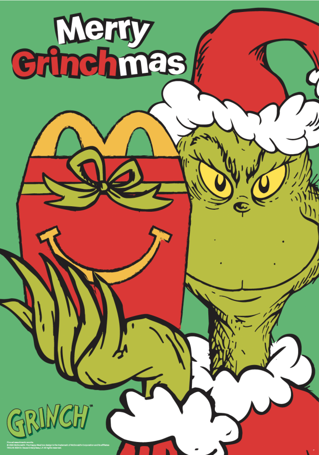 Nei ristoranti McDonald&rsquo;s in Lombardia arriva il Natale del Grinch