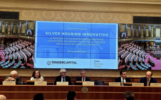 &nbsp;&ldquo;Silver housing innovativo. La necessit&agrave; di un nuovo modello abitativo". Presentata al Senato la ricerca Tendercapital-Luiss 